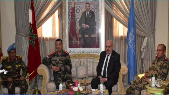 المفتش العام للقوات المسلحة الملكية يتباحث مع رئيس بعثة المينورسو