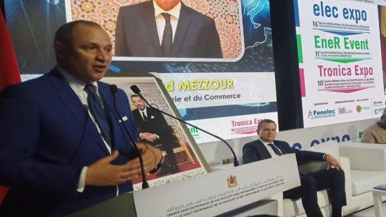 الدار البيضاء.. رياض مزُّور يفتتح فعاليات معارض 2023 Elec Expo