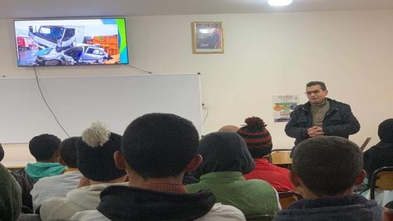 إمنتانوت: ثانوية للاعزيزة الإعدادية تنظم أنشطة تحسيسية حول السلامة الطرقية