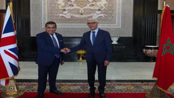 الطالبي العلمي يتباحث مع وزير الدولة البريطاني لجنوب ووسط آسيا وشمال إفريقيا والأمم المتحدة والكومنولث