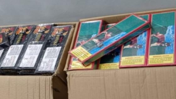 أمن البيضاء يحجز 111 ألف و200 وحدة من المفرقعات والشهب النارية
