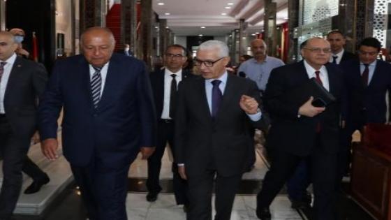 الطالبي االعلمي يتباحث مع وزير الخارجية المصري