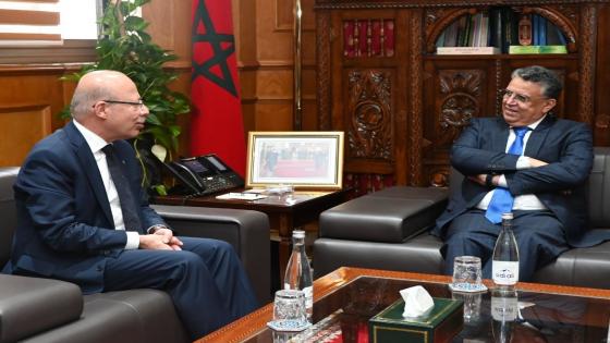 وهبي يجري مباحثات مع سفير جمهورية تركيا حول مجالات التعاون بقطاع العدالة