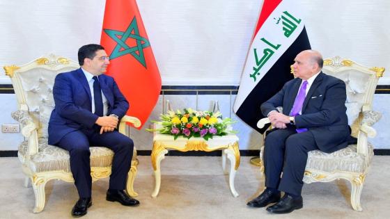 بوريطة ووزير الخارجية العراقي يبحثان قضايا إقليمية وسبل تعزيز التعاون الثنائي