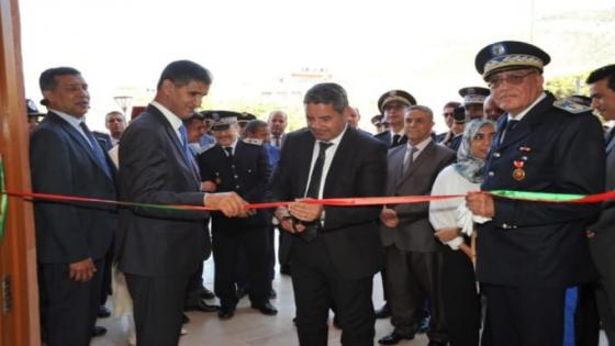 إمنتانوت: عامل إقليم شيشاوة ووالي الأمن بجهة مراكش يشرفون على تدشين المقر الجديد لمفوضية الأمن
