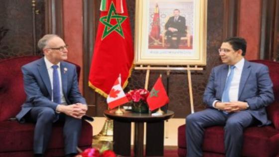 بوريطة يجري مباحثات مع السكرتير البرلماني لوزيرة الشؤون الخارجية الكندية
