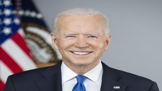 President Joe Biden poses for his official portrait Wednesday, March 3, 2021, in the Library of the White House. (Official White House Photo by Adam Schultz)