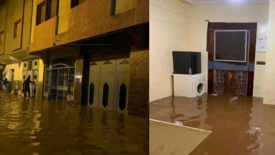 الناظور.. سيول تجتاح العروي وتغمر المنازل والطرق 