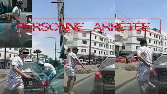 أمن البيضاء يوقف متورطا في السرقة بالخطف عبر نافذة سيارة بشارع الفداء