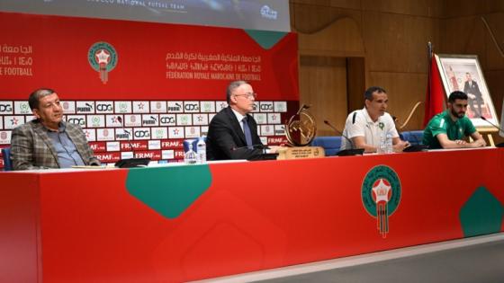 لقجع يستقبل “أسود الفوتصال” بعد التتويج بلقب كأس العرب