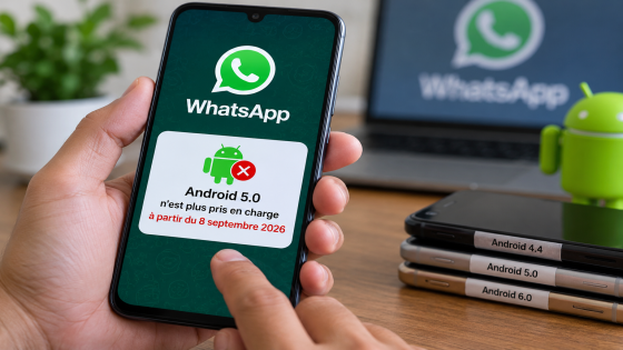 “واتساب” ينهي دعمه للهواتف العاملة بنظام Android 5.0 إبتداءً من 8 شتنبر 2026