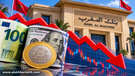 بنك المغرب: الدرهم يتراجع أمام الأورو والدولار خلال شتنبر 2026