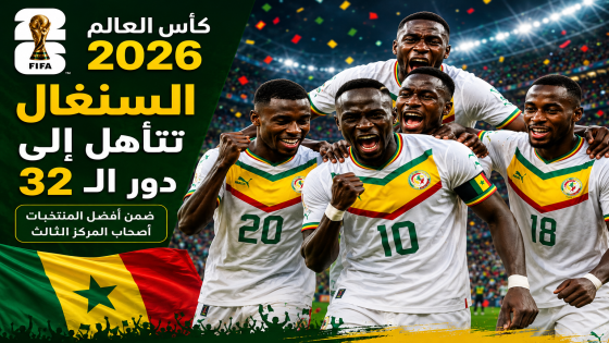 السنغال تحجز بطاقة العبور إلى دور الـ32 في مونديال 2026 ضمن أفضل أصحاب المركز الثالث