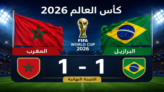 المنتخب المغربي يفرض التعادل على البرازيل في إفتتاح مشواره بمونديال 2026