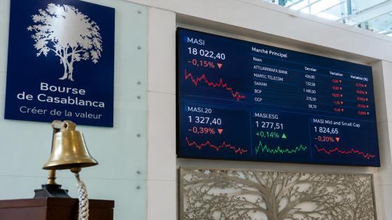 بورصة الدار البيضاء تستهل تداولات الجمعة على الإنخفاض ومؤشر “MASI” يتراجع بنسبة 0.15%
