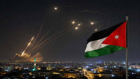 الأردن يعلن إعتراض صواريخ إيرانية إخترقت أجواء المملكة