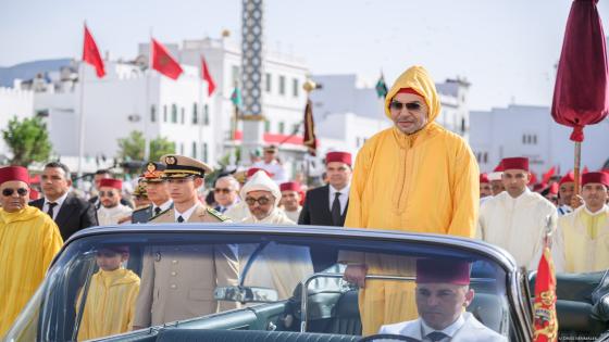 جلالة الملك يترأس حفل الولاء بالقصر الملكي بتطوان بمناسبة الذكرى 27 لعيد العرش المجيد