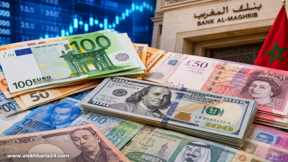 سعر صرف أهم العملات الأجنبية مقابل الدرهم ليوم الجمعة 23 أكتوبر 2026