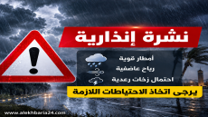 نشرة إنذارية.. زخات رعدية وطقس حار مرتقب بعدد من مدن المملكة