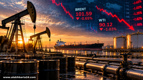 النفط يتراجع مع تحسن الإمدادات وسحب إحتياطيات الطوارئ