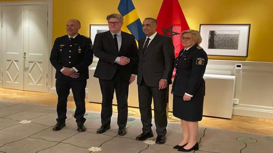 زيارة حموشي إلى السويد تتوج بتوقيع إتفاق أمني وتوسيع التعاون الثنائي