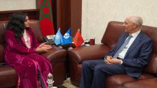 الطالبي العلمي يجري مباحثات مع الأمينة العامة الجديدة لمنظمة الأمم المتحدة للسياحة