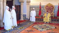 جلالة الملك يستقبل الأعضاء المعينين بالمحكمة الدستورية