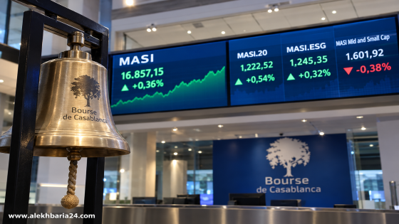 بورصة البيضاء تستهل تداولات الأسبوع بالإرتفاع ومؤشر “MASI” يربح 0,36 في المائة