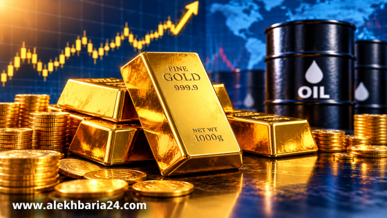 أسعار الذهب تنتعش عالمياً مع تراجع النفط وترقب قرار الفيدرالي الأمريكي